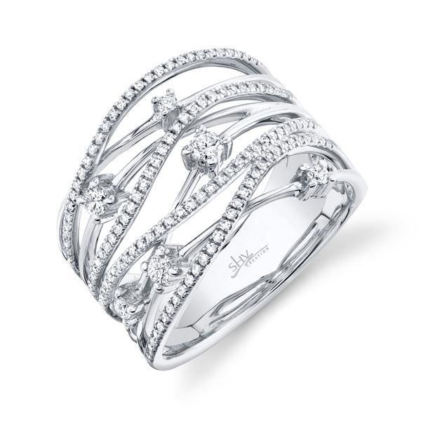 14k White Gold Fashion Ring With 127 Diamonds Orin Jewelers Northville, MI