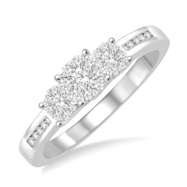 14K White Gold Ring With 39 Diamonds Orin Jewelers Northville, MI
