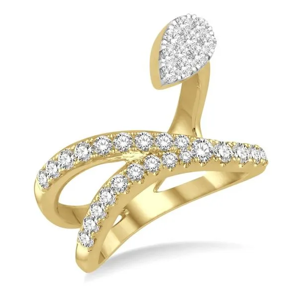 18k Two Tone Fashion Ring With 38 Diamonds Orin Jewelers Northville, MI