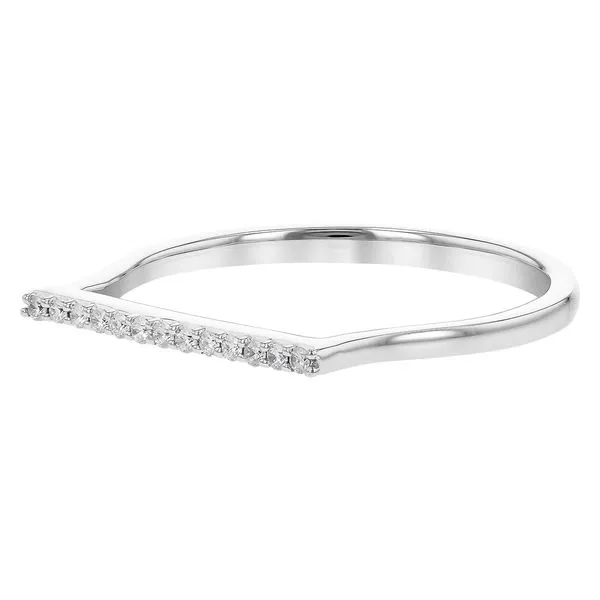 14k White Gold Fashion Ring With 13 Diamonds Image 2 Orin Jewelers Northville, MI