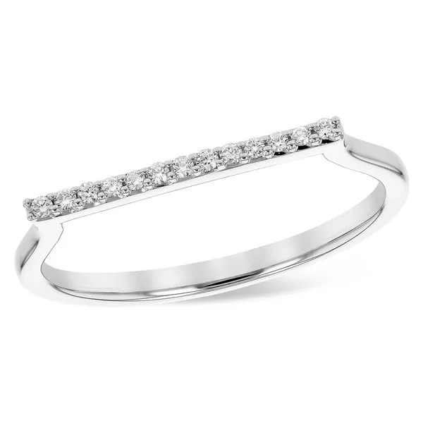 14k White Gold Fashion Ring With 13 Diamonds Orin Jewelers Northville, MI
