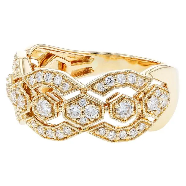 14k Yellow Gold Fashion Ring With 49 Diamonds Image 2 Orin Jewelers Northville, MI