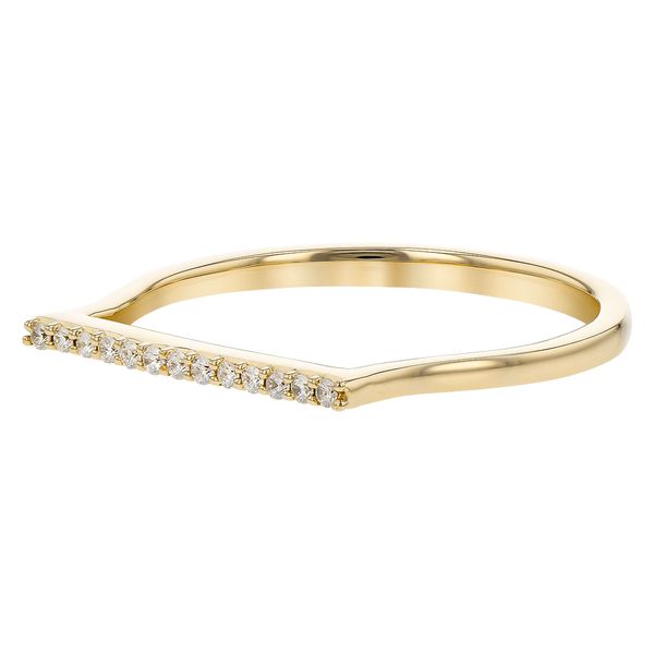 14k Yellow Gold Fashion Ring With 13 Diamonds Image 2 Orin Jewelers Northville, MI