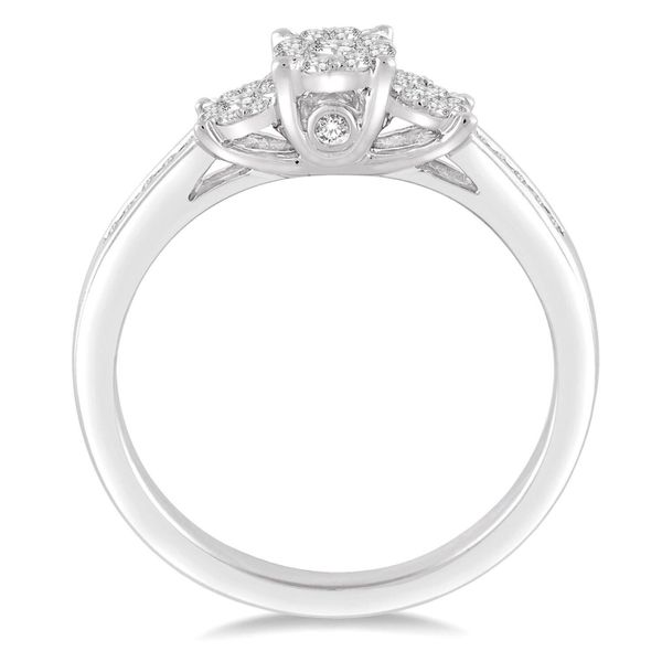 14K White Gold Ring With 39 Diamonds Image 2 Orin Jewelers Northville, MI