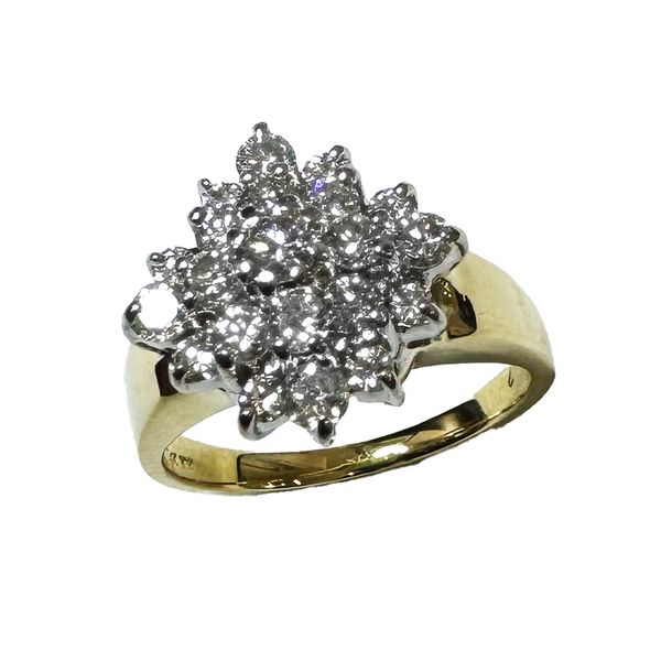 Estate - 14K Diamond Cluster Ring Orin Jewelers Northville, MI