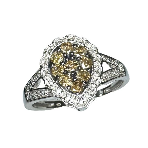 Estate Collection - 10K White Gold Chocolate Diamond Ring Orin Jewelers Northville, MI