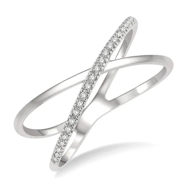 10k White Gold Ring With 25 Diamonds Orin Jewelers Northville, MI
