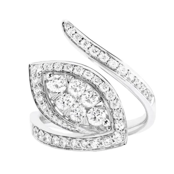 18K White Gold Ring With 49 Diamonds Orin Jewelers Northville, MI
