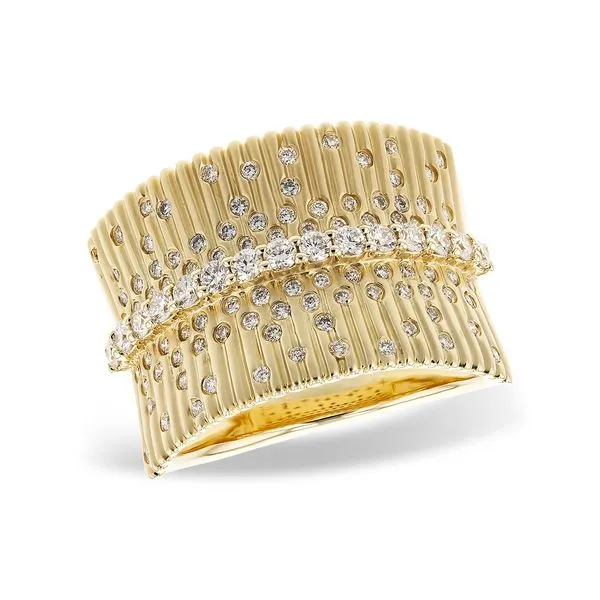 14K Yellow Gold Fashion Ring With 109 Diamonds Orin Jewelers Northville, MI