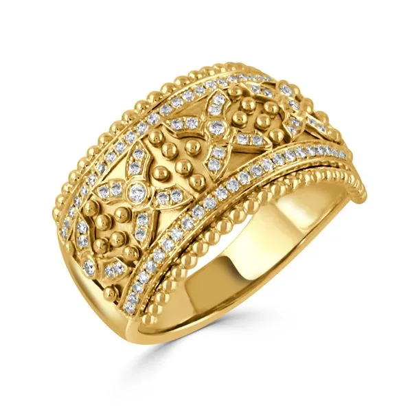 18K Yellow Gold Fashion Ring With 93 Diamonds Orin Jewelers Northville, MI