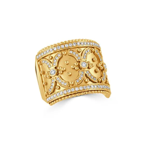 18K Yellow Gold Fashion Ring With 101 Diamonds Image 2 Orin Jewelers Northville, MI