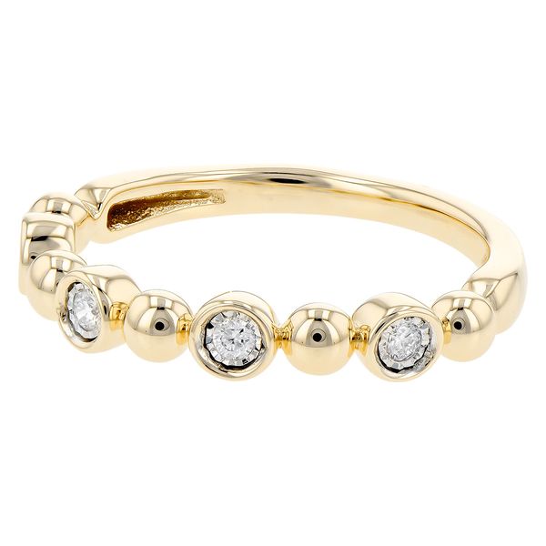 14k Yellow Gold Fashion Ring With 4 Diamonds Image 2 Orin Jewelers Northville, MI