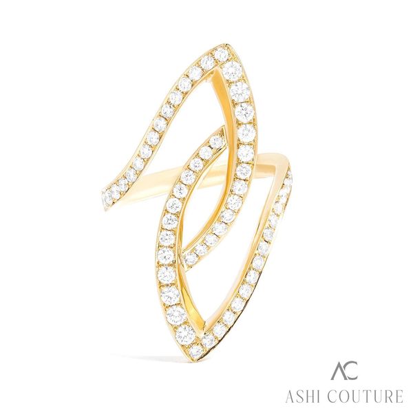 18K Yellow Gold Fashion Ring With 56 Diamonds Orin Jewelers Northville, MI