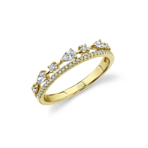 14K Yellow Gold Fashion Ring With 35 Diamonds Image 2 Orin Jewelers Northville, MI