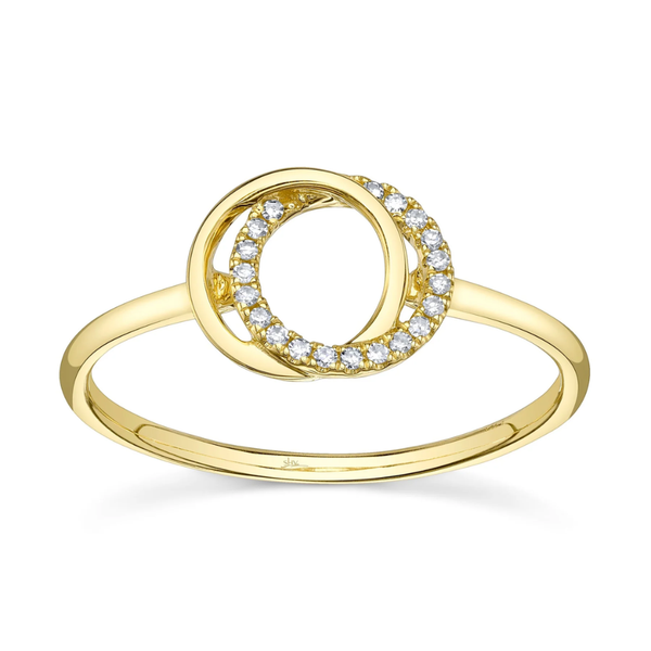 14K Yellow Gold Fashion Ring With 20 Diamonds Image 2 Orin Jewelers Northville, MI