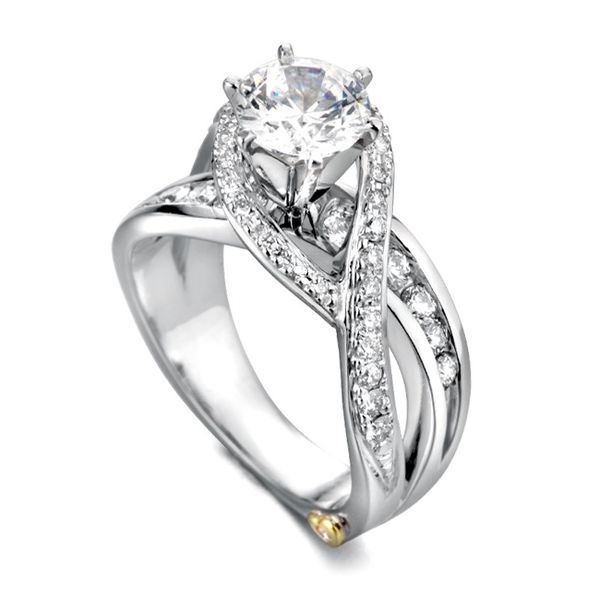 Lady's 18K White Gold Ring BEDAZZLE W/Diamonds Orin Jewelers Northville, MI