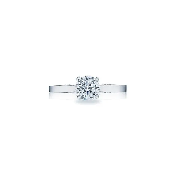 Lady's 18K White Gold Ring Mounting w/14 Diamonds Orin Jewelers Northville, MI