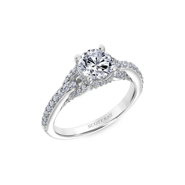 Lady's 14K White Gold Mounting W/93 Diamonds Orin Jewelers Northville, MI