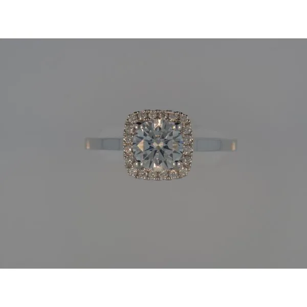 Lady's 18K White Gold Ring Mounting w/20 Diamonds Orin Jewelers Northville, MI