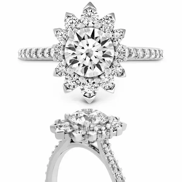 Hayley Paige Behati Say It Your Way Oval Engagement Ring Mounting Orin Jewelers Northville, MI