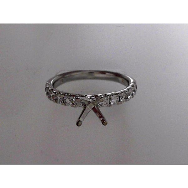 14 Karat Ring Mounting With 12 Diamonds Orin Jewelers Northville, MI