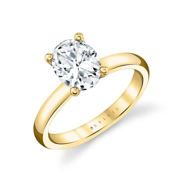 14K Yellow Gold Engagement Ring Mounting Orin Jewelers Northville, MI