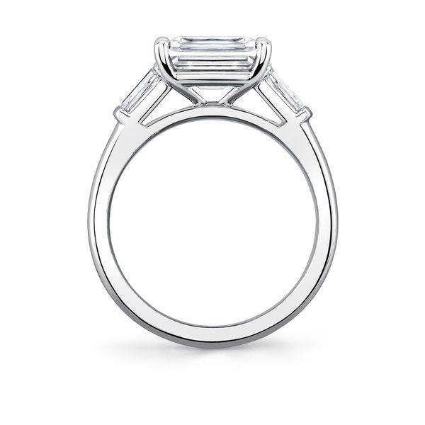 14K White Gold Nicola Engagement Ring Mounting Image 3 Orin Jewelers Northville, MI