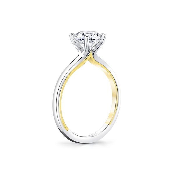 14K Two-Tone Cecily Engagement Ring Image 2 Orin Jewelers Northville, MI