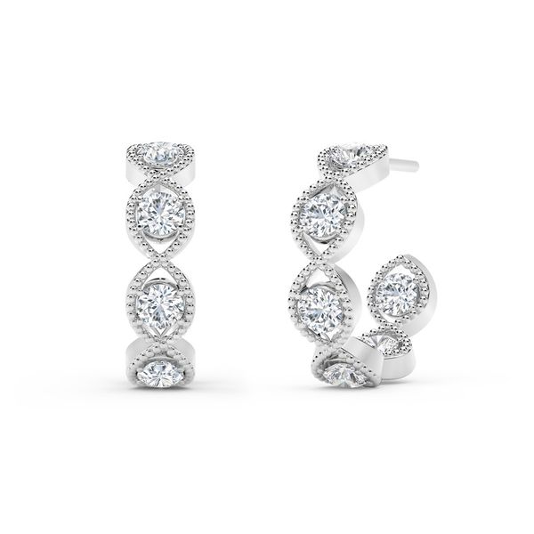 Forevermark Tribute Collection Braided Hoops Orin Jewelers Northville, MI