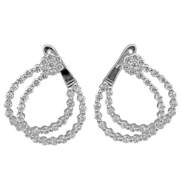 18k White Gold Earrings With 84 Diamonds Orin Jewelers Northville, MI