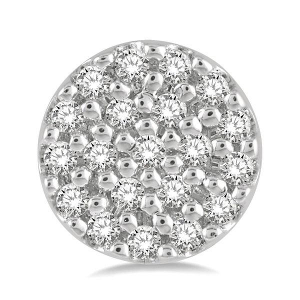 10K White Gold Earrings With 40 Diamonds Image 2 Orin Jewelers Northville, MI