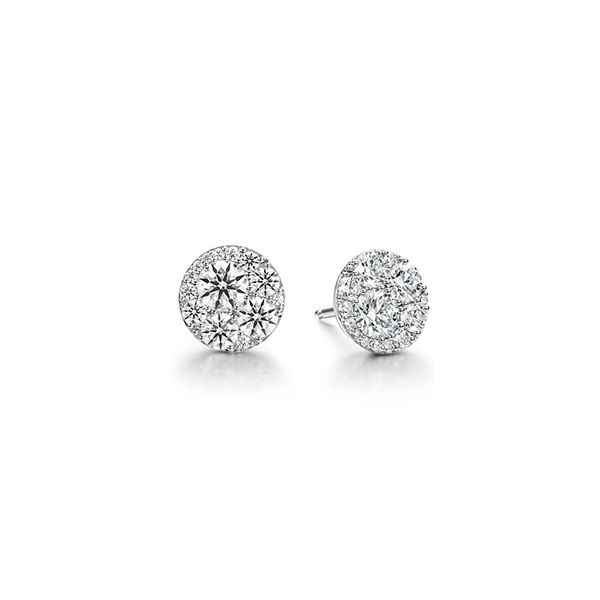 18k White Gold Earrings With 22 Diamonds Orin Jewelers Northville, MI