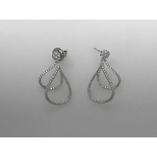 Double Teardrop Diamond Earrings Orin Jewelers Northville, MI