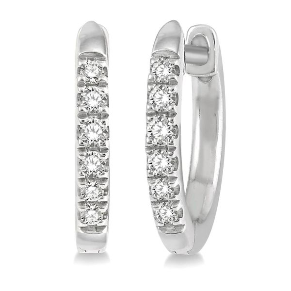 Diamond Huggie Hoops Orin Jewelers Northville, MI
