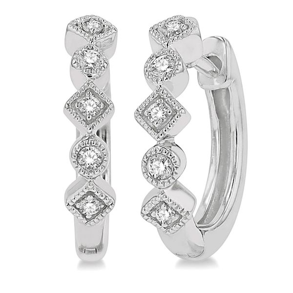 Diamond Huggie Hoops Orin Jewelers Northville, MI