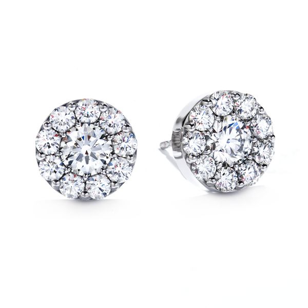 18K White Gold Fulfillment Earrings by Hearts On Fire Orin Jewelers Northville, MI