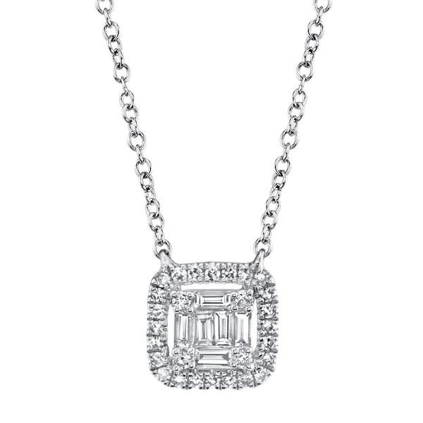 14k White Gold Pendant With 34 Diamonds Orin Jewelers Northville, MI