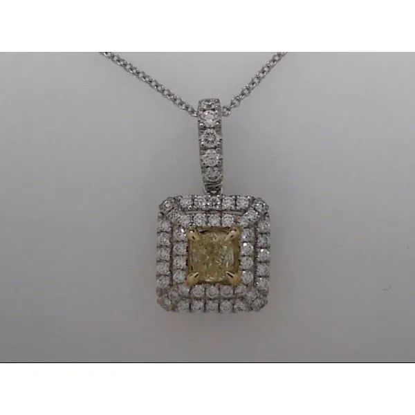 18k Yellow & White Diamond Pendant Orin Jewelers Northville, MI