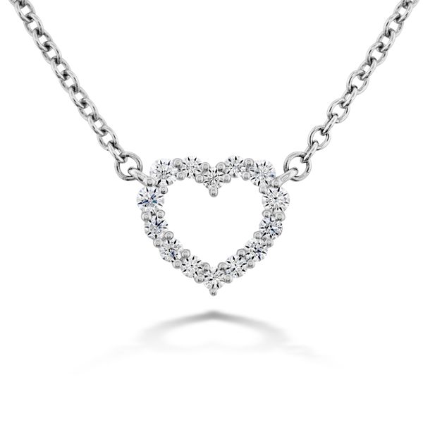 18k White Gold SIGNATURE HEART PENDANT by Hearts on Fire Orin Jewelers Northville, MI