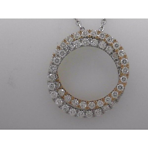 14k Two Tone Pendant With 50 Diamonds Orin Jewelers Northville, MI