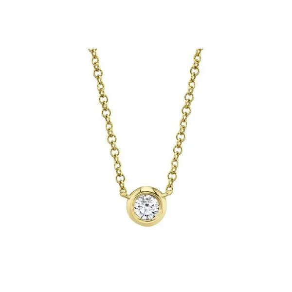 14k Yellow Gold Pendant With 1 Diamond Orin Jewelers Northville, MI