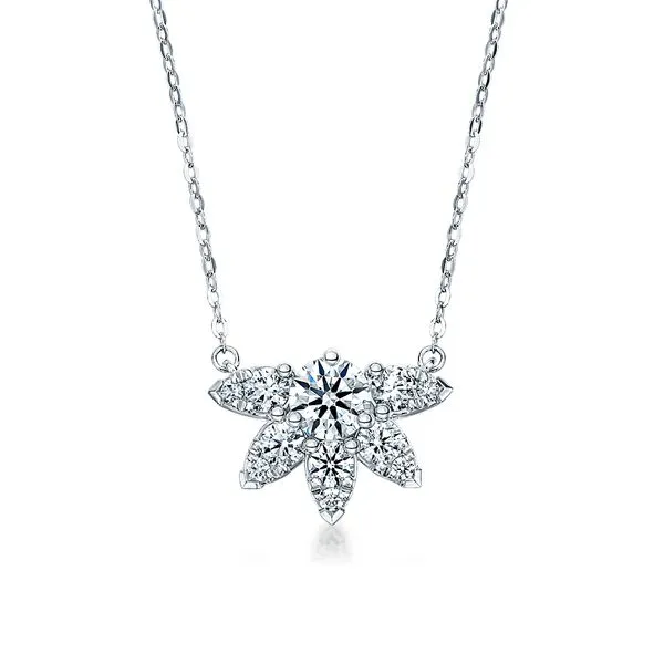18k White Gold Pendant With 11 Diamonds Orin Jewelers Northville, MI