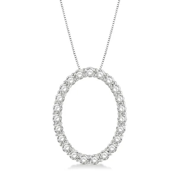 Oval Diamond Pendant Orin Jewelers Northville, MI