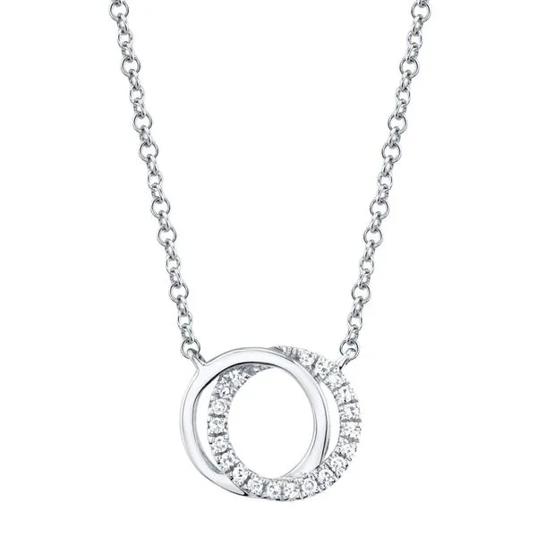 14k White Gold Diamond Necklace Orin Jewelers Northville, MI