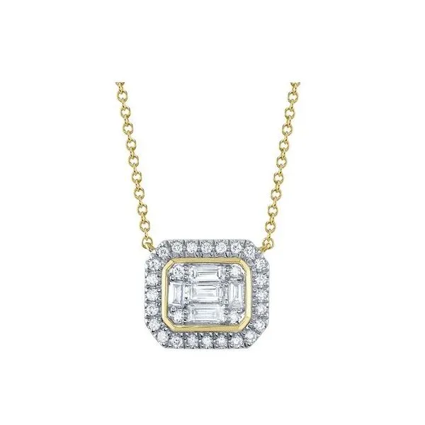 14K Yellow Gold Pendant With 33 Diamonds Orin Jewelers Northville, MI
