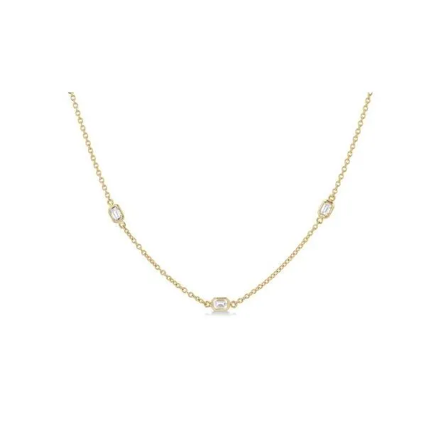 14K Yellow Gold Station Necklace Orin Jewelers Northville, MI