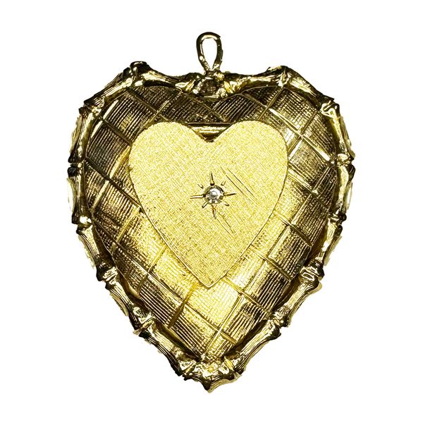 Estate - 14K Diamond Heart Charm Orin Jewelers Northville, MI