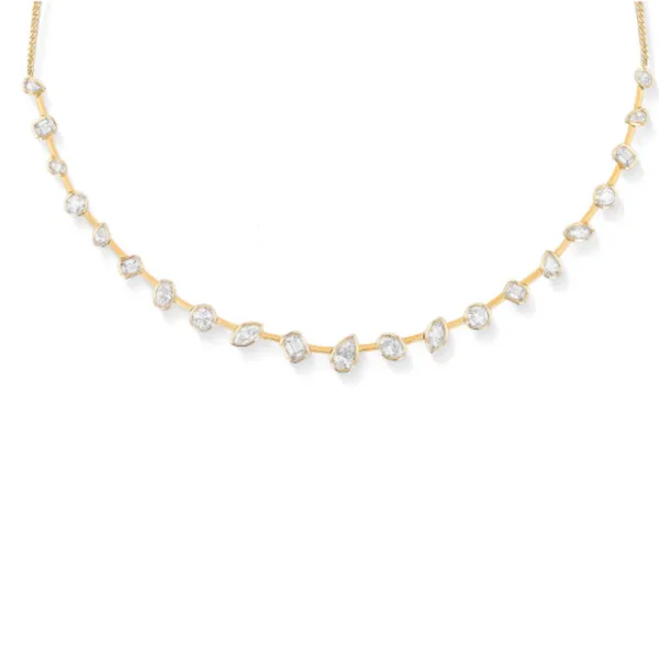 Couture Duchess Diamond Bezel Necklace Image 2 Orin Jewelers Northville, MI