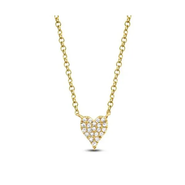 Pavé Diamond Heart Pendant Orin Jewelers Northville, MI