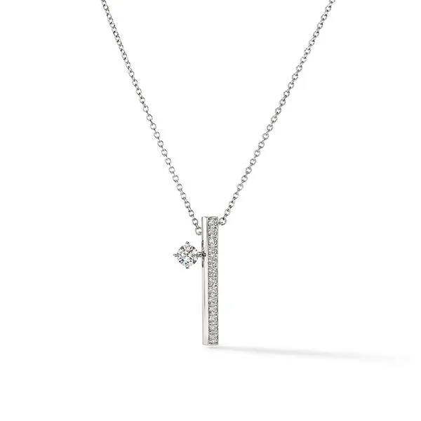 18K White Gold Diamond Necklace by Hearts on Fire Orin Jewelers Northville, MI